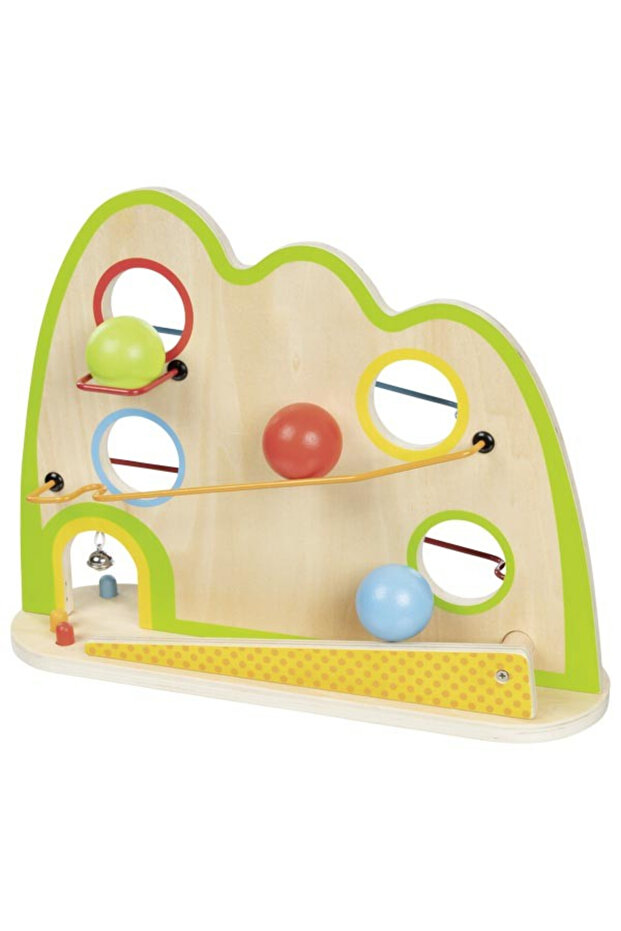 Roller coaster with balls and bells - 1