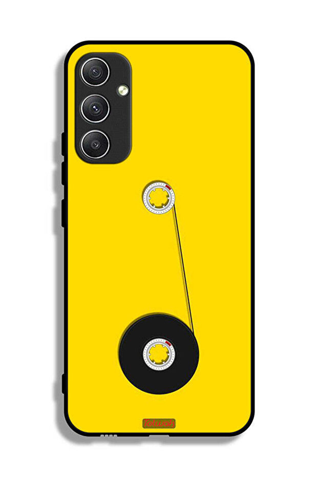 Samsung Galaxy A34 5G Protective Case Cover Cassette Wheel Art