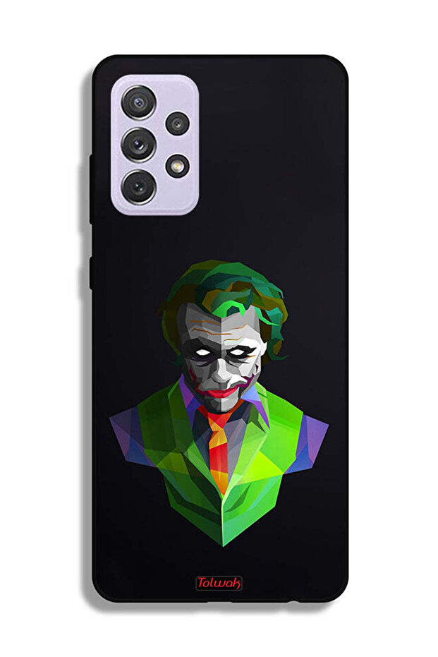 غطاء حماية لهاتف Samsung Galaxy A72 5G بتصميم فن تجريدي للجوكر