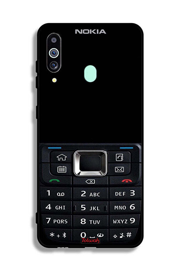 غطاء حماية لهاتف Samsung Galaxy A60 بنمط هاتف قديم