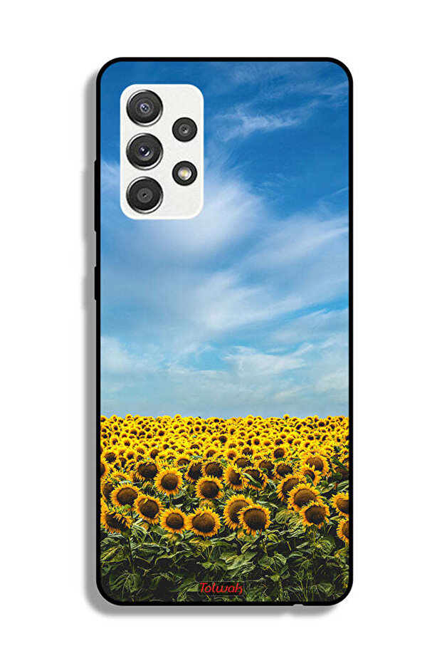 Samsung Galaxy M32 5G Protective Case Cover Sunflowers Under The Sky