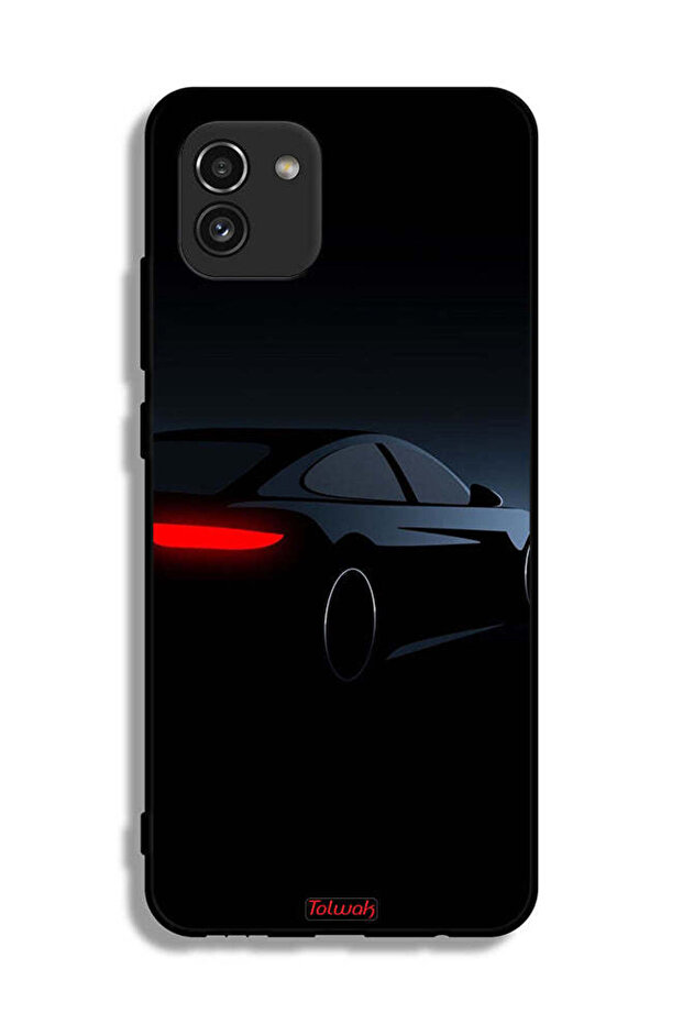 Samsung Galaxy A03 Protective Case Cover Dark Car