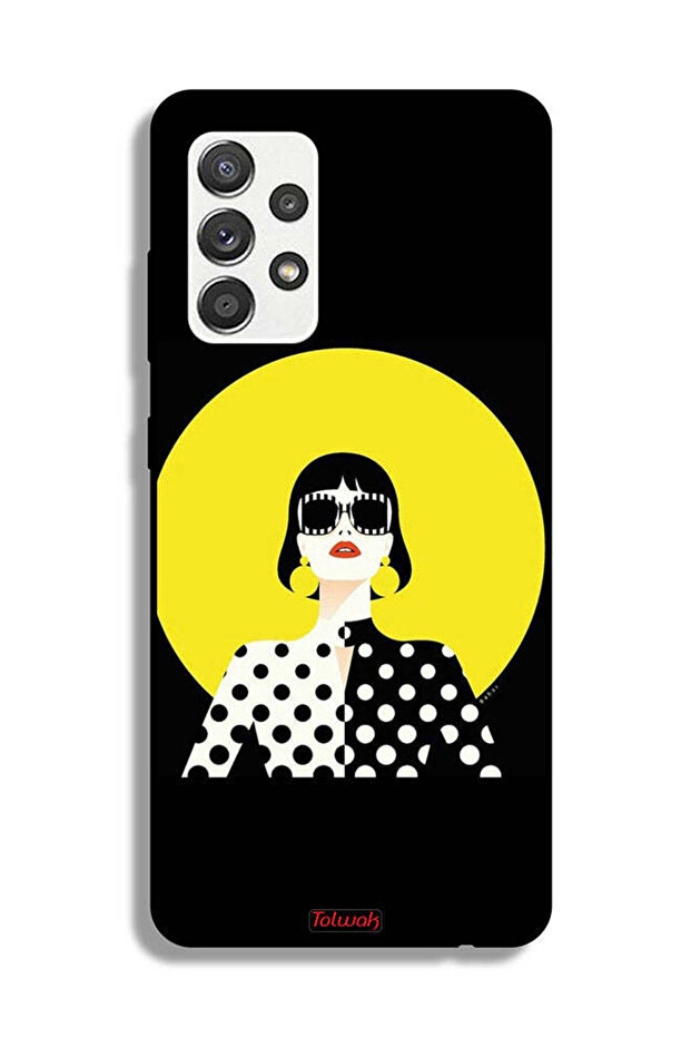 Samsung Galaxy M32 5G Protective Case Cover Stylish Girl Art