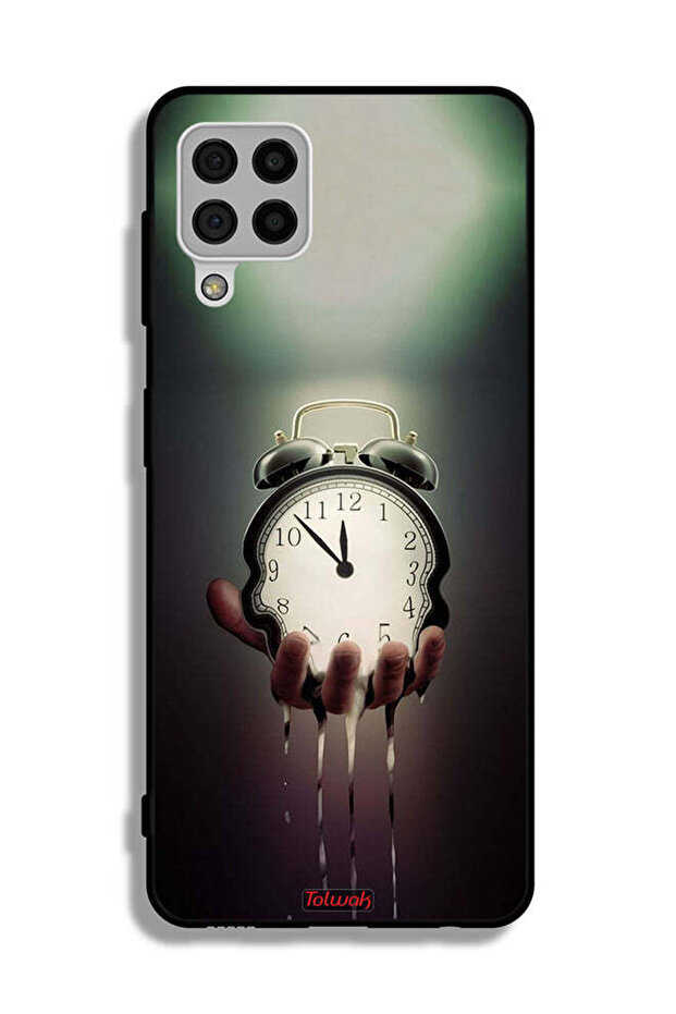 Samsung Galaxy A22 4G Protective Case Cover Clock