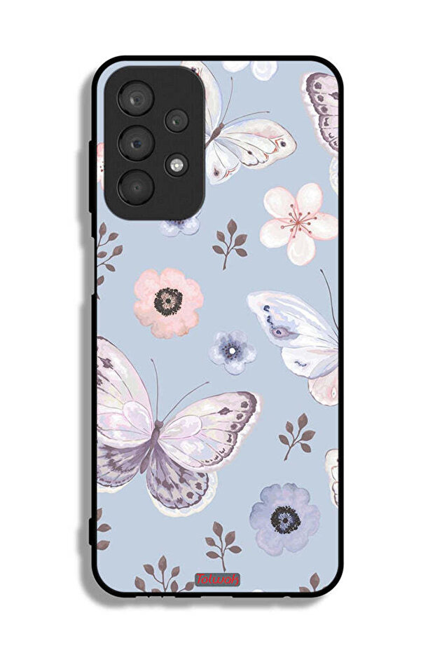 Samsung Galaxy A23 Protective Case Cover Butterflies And Flowers