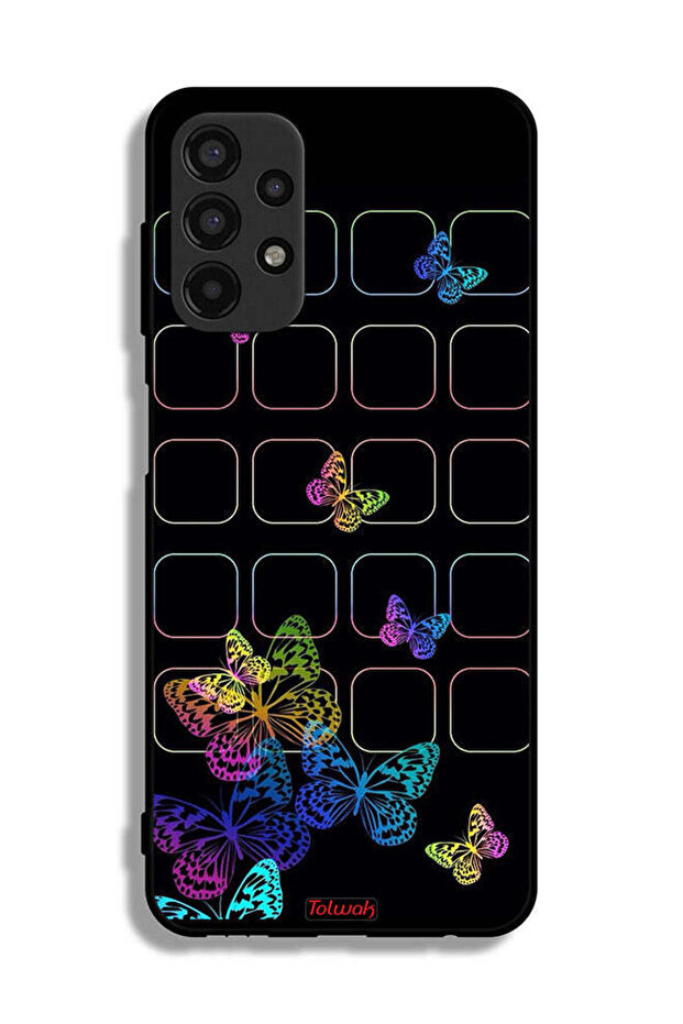 Samsung Galaxy A13 4G Protective Case Cover Colorful Butterflies