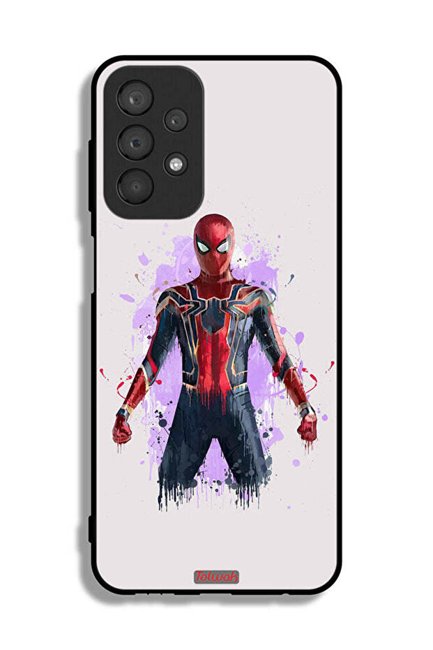 غطاء حماية لهاتف Samsung Galaxy A23 بتصميم العنكبوت الحديدي