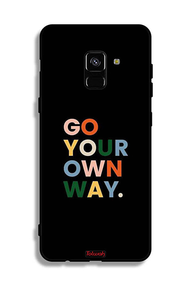 غطاء حماية لهاتف Samsung Galaxy A8 Plus (2018) - انطلق على طريقتك الخاصة