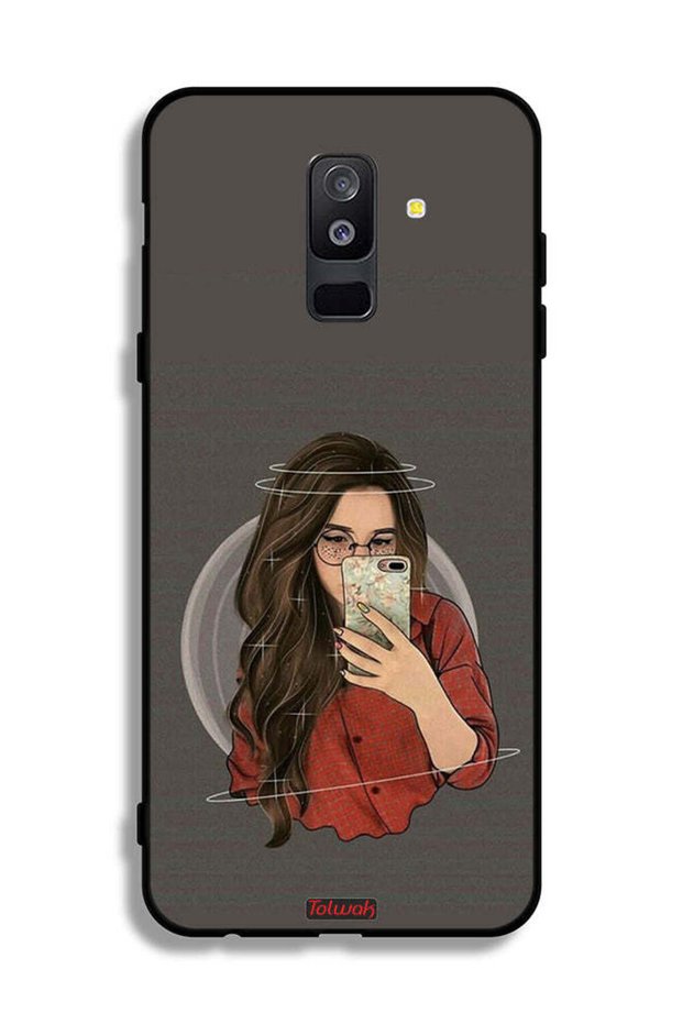 غطاء حماية لهاتف Samsung Galaxy A6 Plus (2018) لالتقاط صورة سيلفي