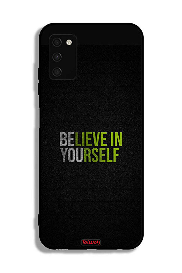 Samsung Galaxy A03s Protective Case Cover Believe In Yourself