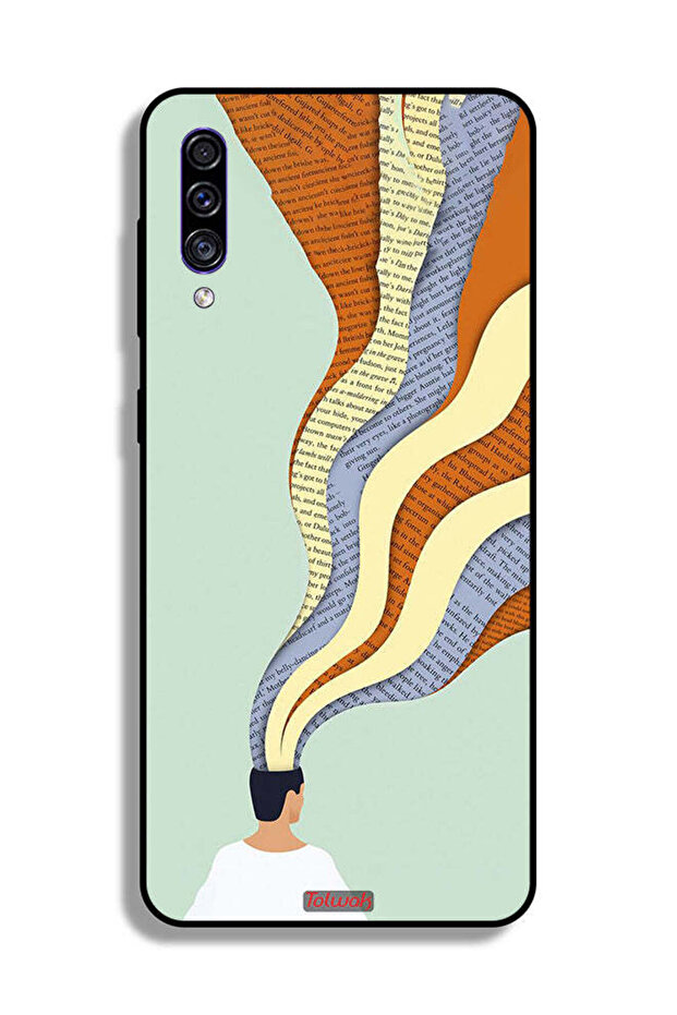 غطاء حماية لهاتف Samsung Galaxy A50s مع تصميم Data In Mind Art
