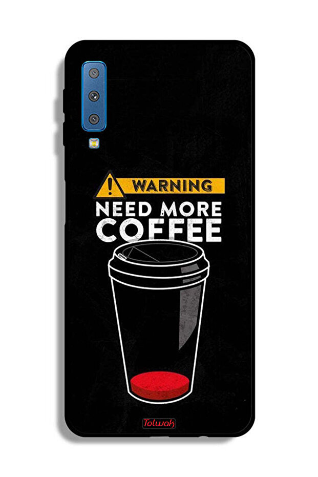 غطاء حماية لهاتف Samsung Galaxy A7 (2018) - Need More Coffee