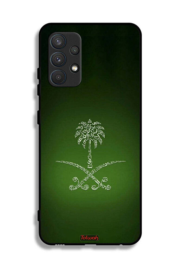 Samsung Galaxy A32 4G Protective Case Cover Kingdom Of Saudi Arabia Sign Vintage