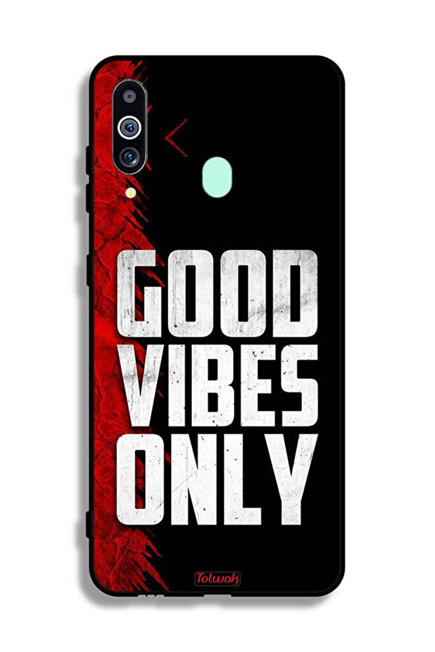 غطاء حماية لهاتف سامسونج جالكسي A60 - Good Vibes Only