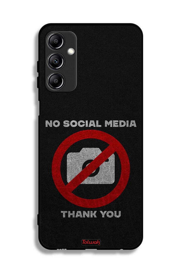 Samsung Galaxy A24 4G Protective Case Cover No Social Media Thank You