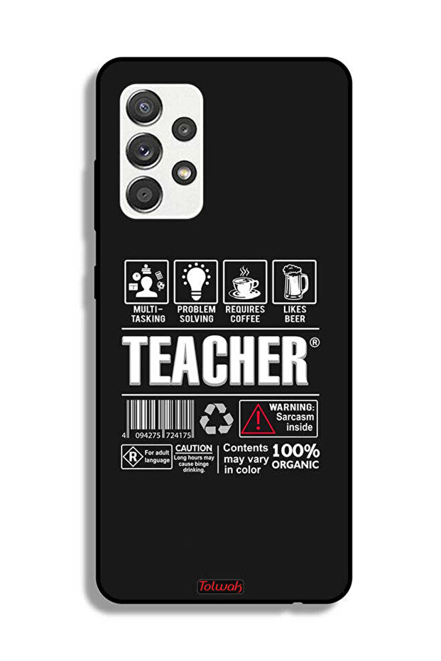 Samsung Galaxy M32 5G Protective Case Cover Teacher Sticker