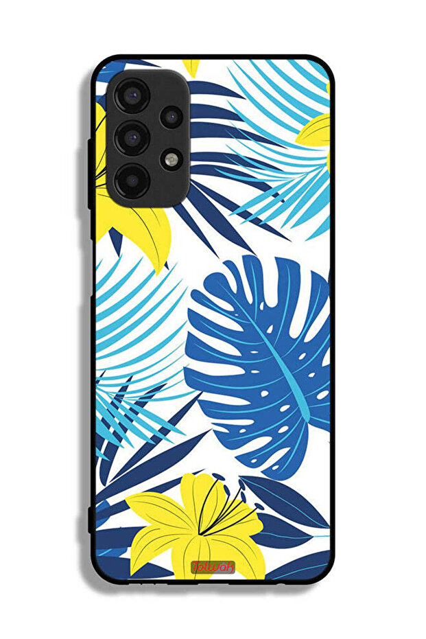 Samsung Galaxy A13 4G Protective Case Cover Feather And Flower Art