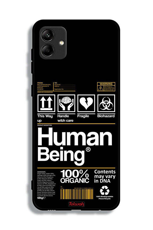Samsung Galaxy A04 Protective Case Cover Human Being Sticker