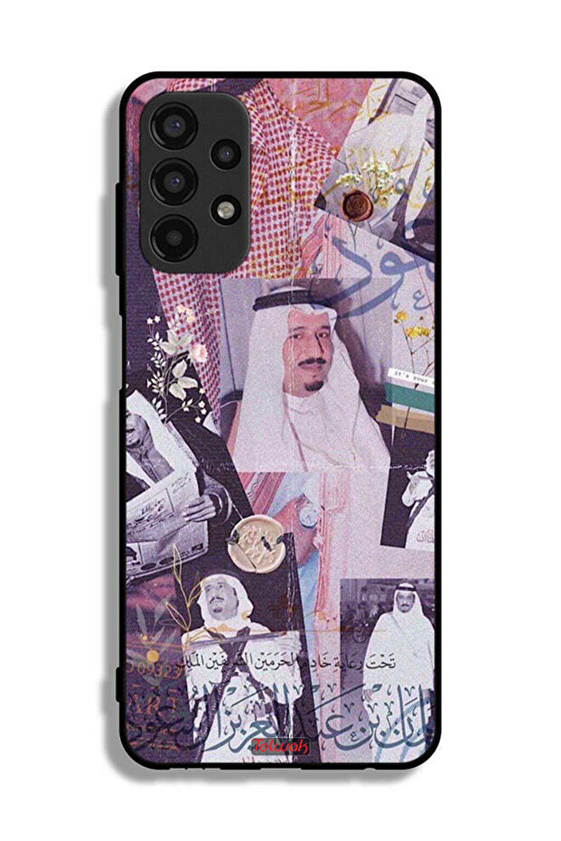 Samsung Galaxy A13 4G Protective Case Cover King Salman Vintage Photos