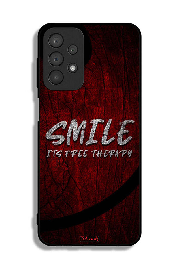 Samsung Galaxy A23 Protective Case Cover Smile Its Free Therapy