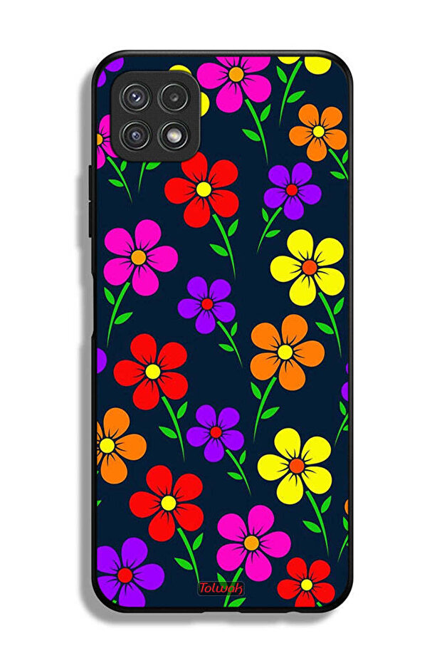 Samsung Galaxy A22 5G Protective Case Cover Colorful Flowers
