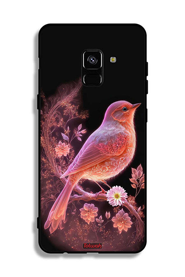 غطاء حماية لهاتف Samsung Galaxy A8 Plus (2018) بتصميم طائر لطيف