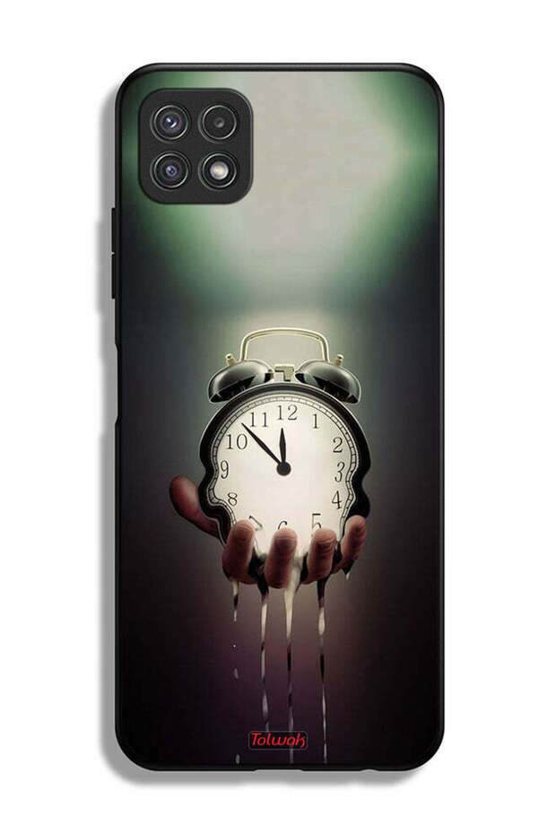 Samsung Galaxy A22 5G Protective Case Cover Clock
