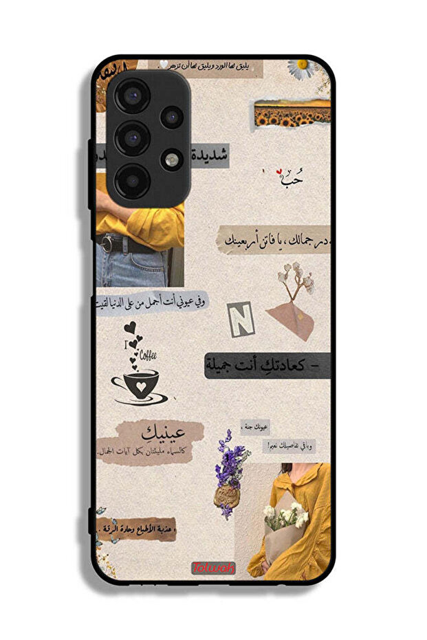 Samsung Galaxy A13 4G Protective Case Cover Arabic Quotes Love