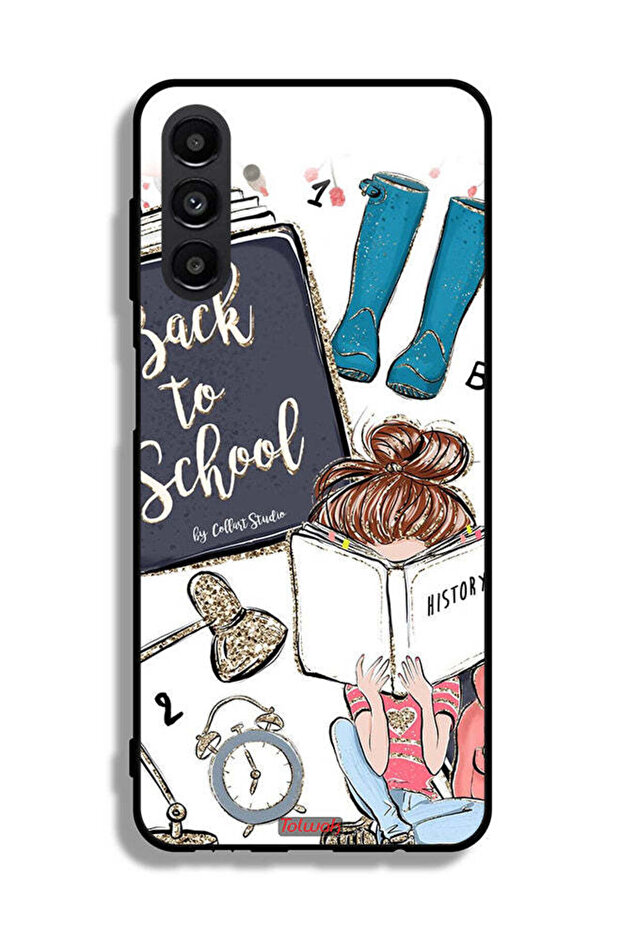 Samsung Galaxy A13 5G Protective Case Cover Back To School Girl Reading History