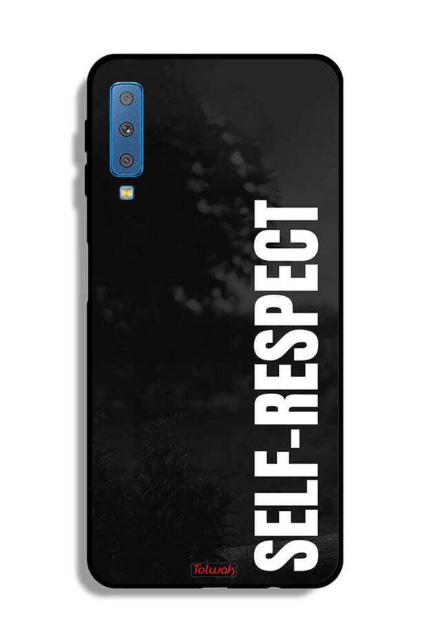غطاء حماية لهاتف Samsung Galaxy A7 (2018) بتصميم احترام الذات