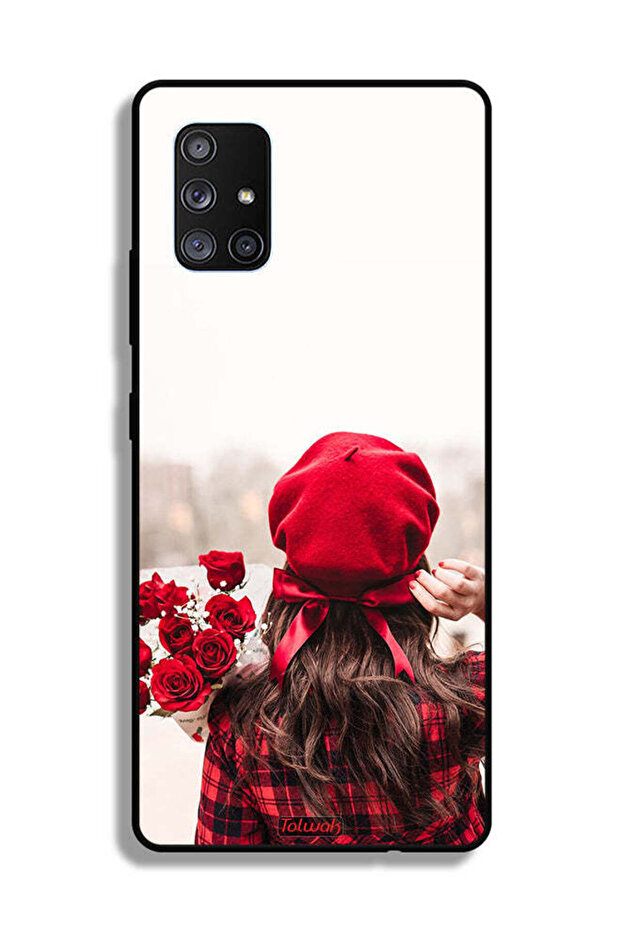 Samsung Galaxy A71 5G Protective Case Cover Holding Flowers