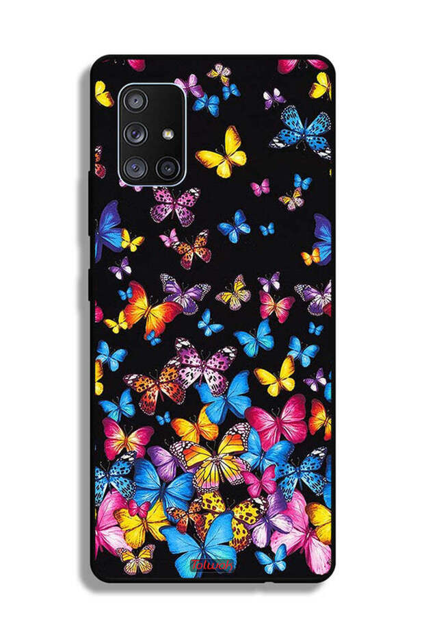 Samsung Galaxy A71 5G Protective Case Cover Colorful Butterflies