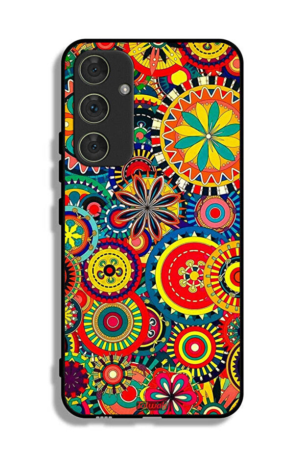 Samsung Galaxy A54 5G Protective Case Cover Colorful Mandala Pattern