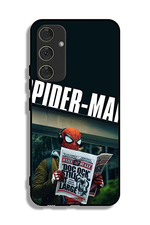 Samsung Galaxy A54 5G Protective Case Cover Spiderman Reading Newspaper