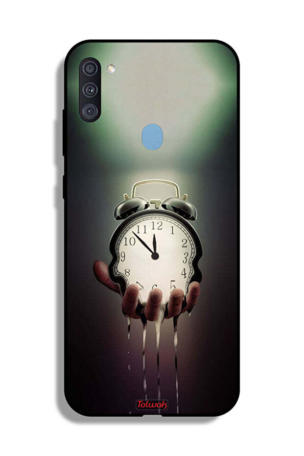 Samsung Galaxy A11 Protective Case Cover Clock
