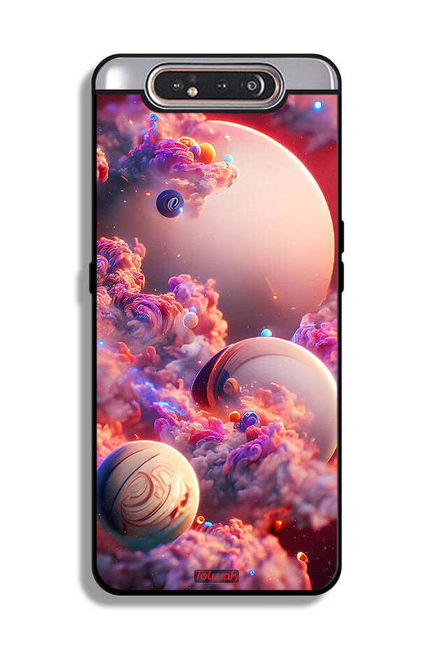Samsung Galaxy A80 Protective Case Cover Clouds Abstract Art