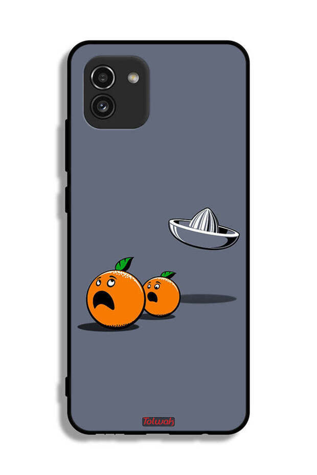 Samsung Galaxy A03 Protective Case Cover Minimalism Digital Art Humor