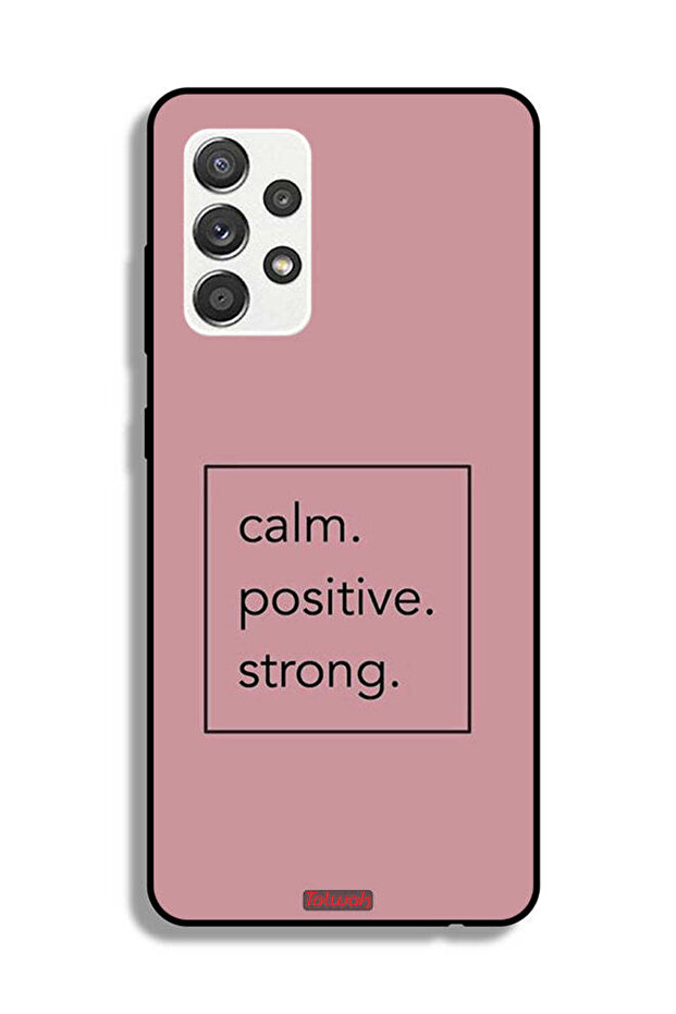 Samsung Galaxy M32 5G Protective Case Cover Calm Positive Strong