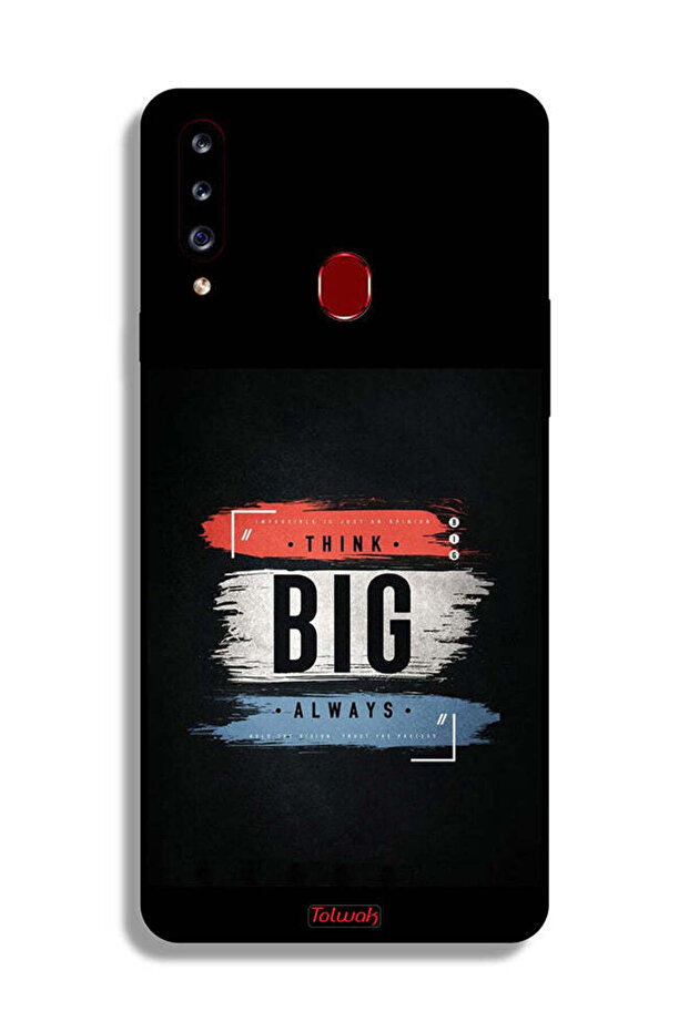غطاء حماية لهاتف Samsung Galaxy A20s - فكر دائمًا بشكل كبير