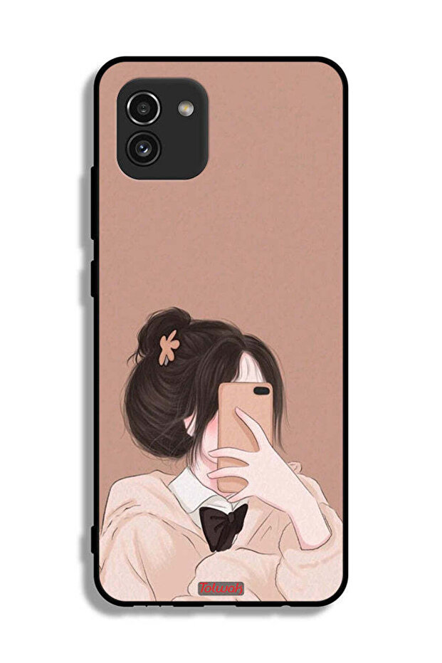 غطاء واقي لغطاء الحماية Samsung Galaxy A03 لصنع صورة سيلفي