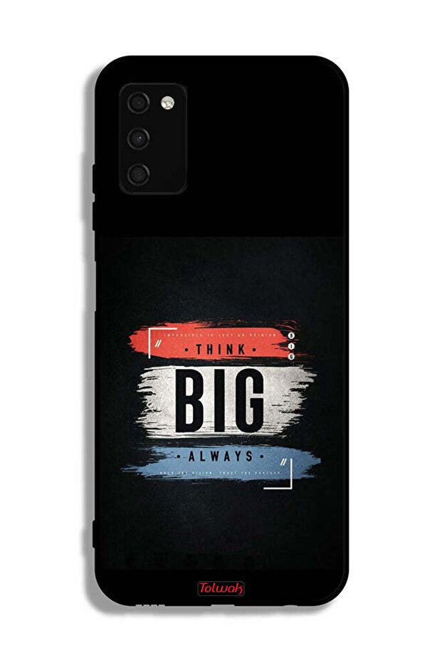 غطاء حماية لهاتف Samsung Galaxy A02s - فكر دائمًا بشكل كبير