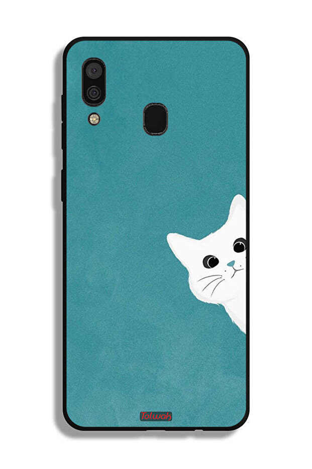 Samsung Galaxy A30 Protective Case Cover Cat Appearing