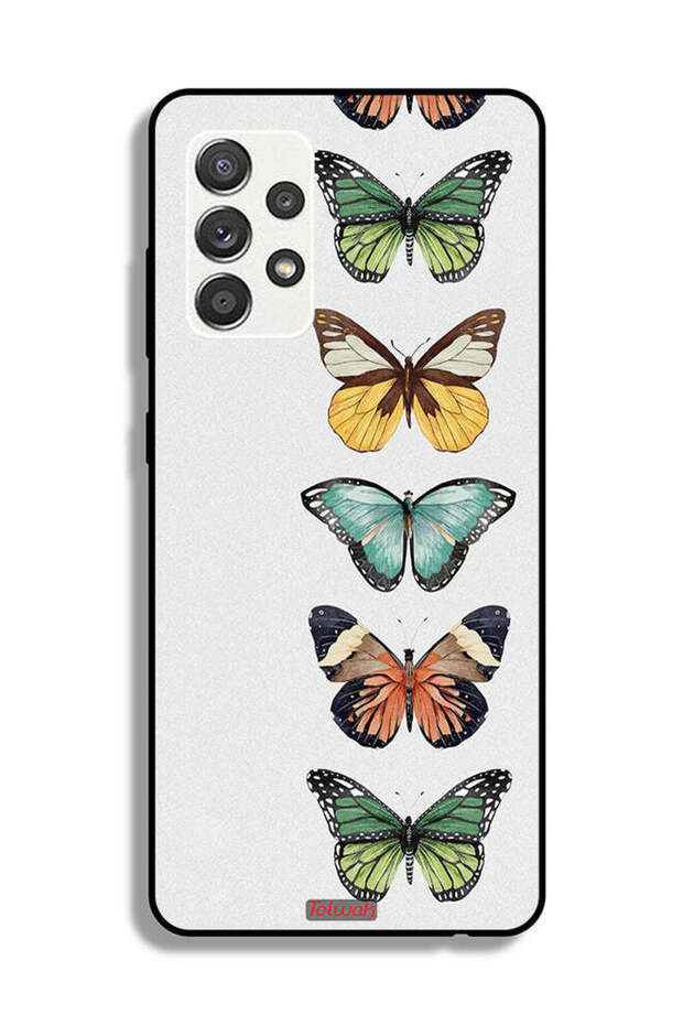 Samsung Galaxy M32 5G Protective Case Cover Four Butterflies