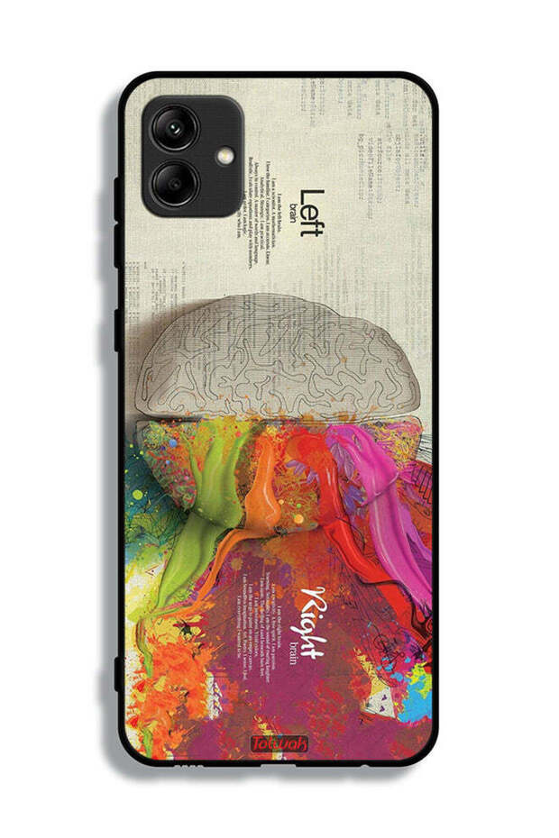 Samsung Galaxy A04e Protective Case Cover Abstract Brain Science Artwork