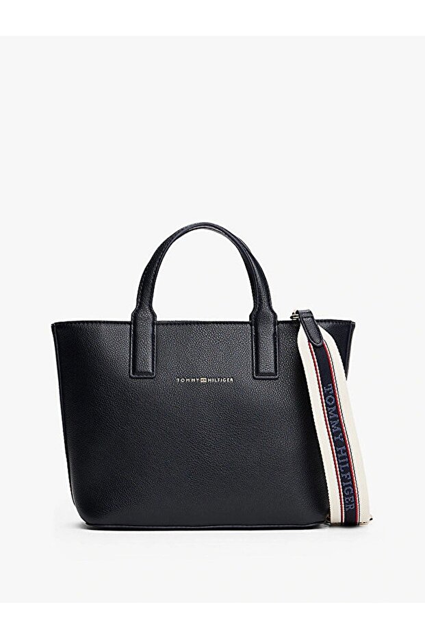 TH LOGOTAPE MINI TOTE Kadın Mavi Çanta AW0AW17448DW6 - 1