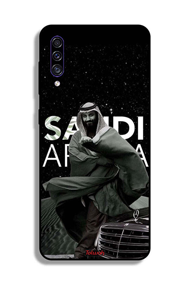 غطاء حماية لهاتف سامسونج جالكسي A50s ولي العهد الأمير محمد بن سلمان
