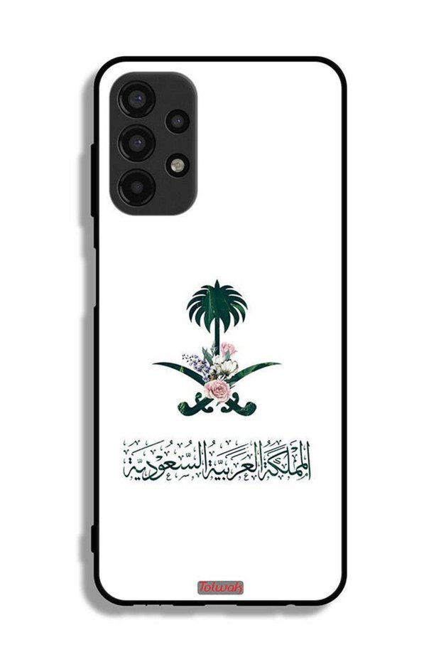 Samsung Galaxy A13 4G Protective Case Cover Kingdom Of Saudi Arabia Sign Of Flowers