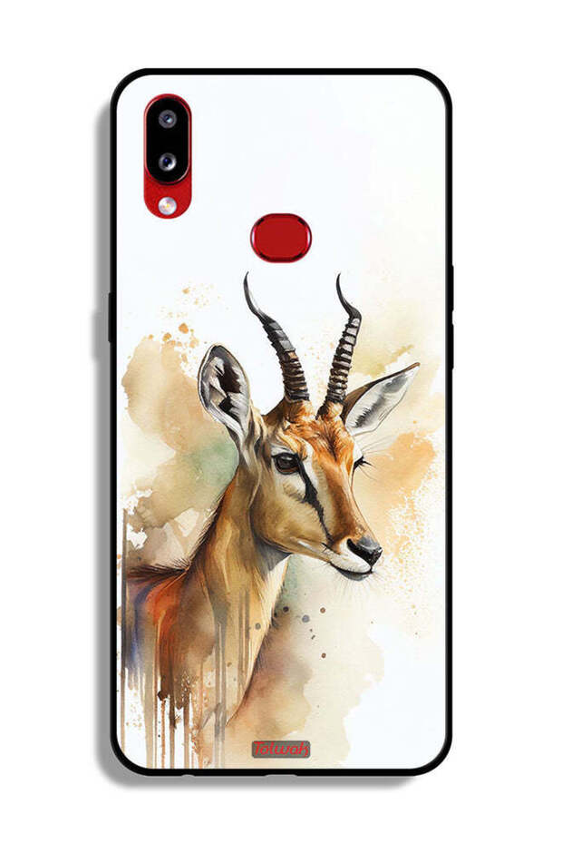 غطاء حماية لهاتف Samsung Galaxy A10s بتصميم فن تجريدي من الغزلان