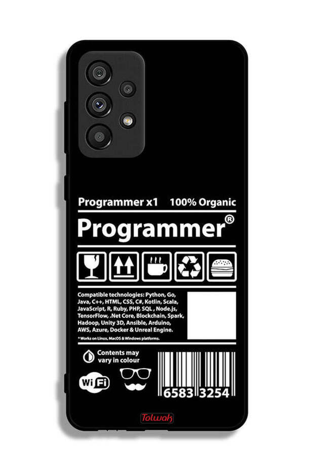 Samsung Galaxy A73 5G Protective Case Cover Programmer Sticker