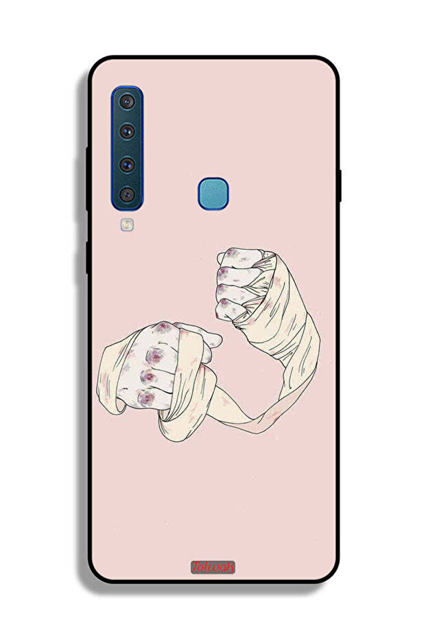 غطاء حماية لهاتف Samsung Galaxy A9 (2018) بتصميم فن المقاتل